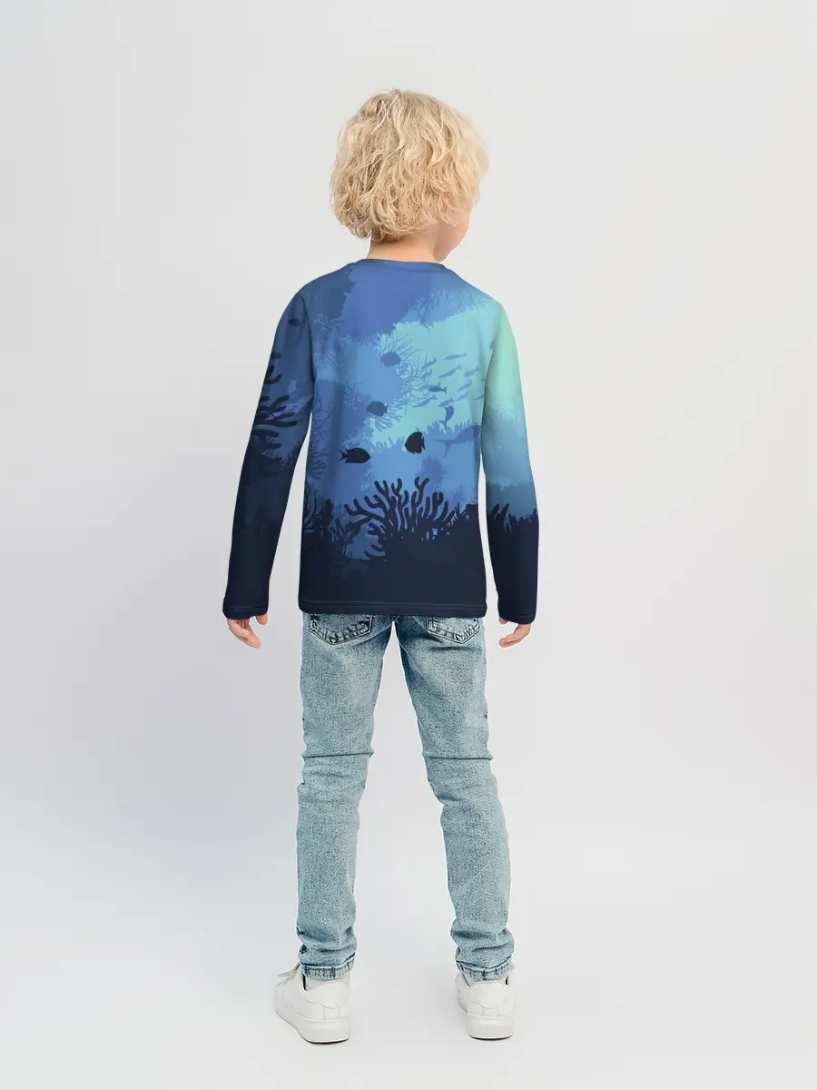 Детский лонгслив / Mermaid | Русалочка