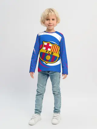 Детский лонгслив / FC BARCELONA / ФК БАРСЕЛОНА