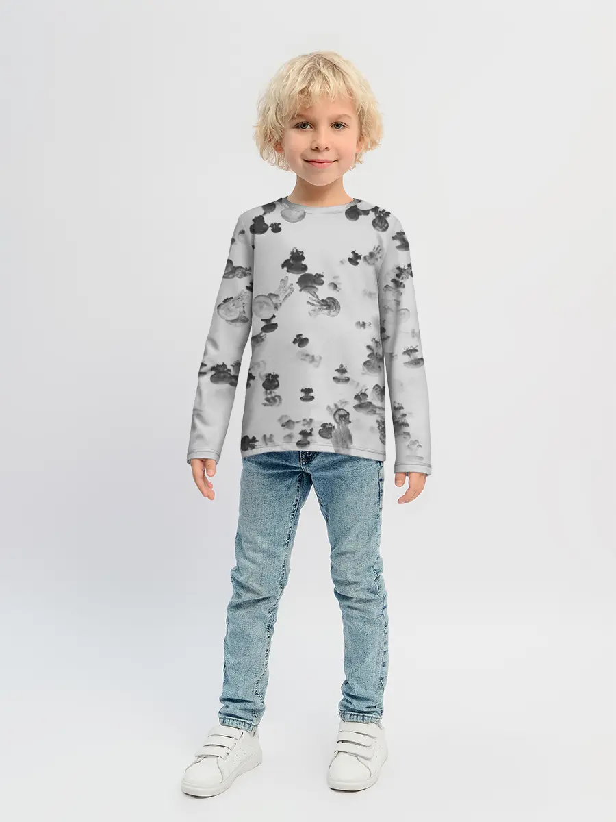 Детский лонгслив / Медузы