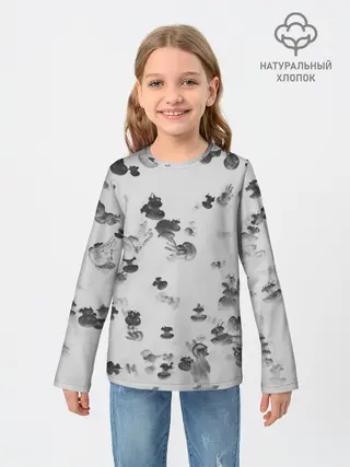 Детский лонгслив / Медузы