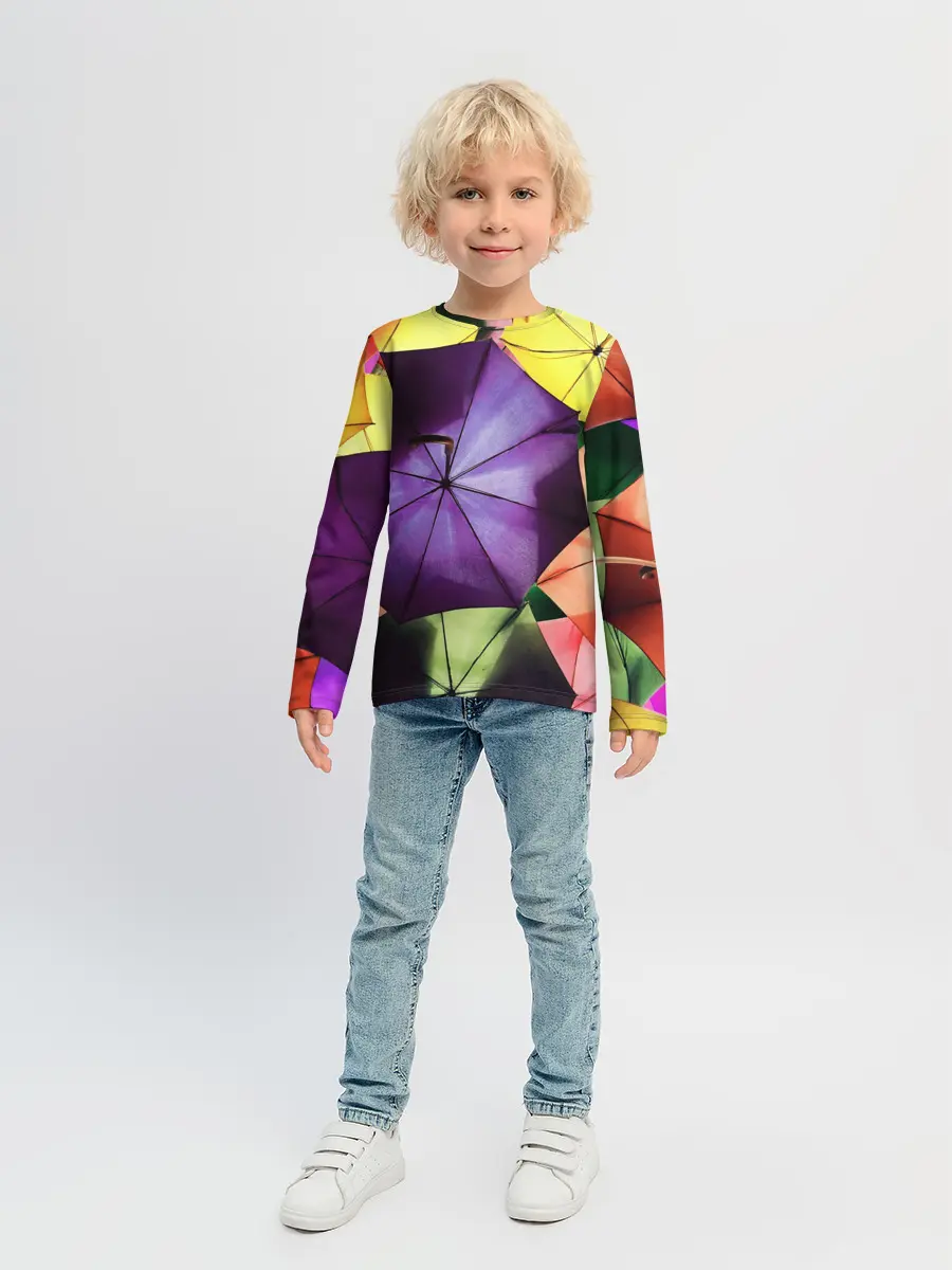 Детский лонгслив / Umbrellas