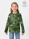 Детский лонгслив / Canvas Green Camo