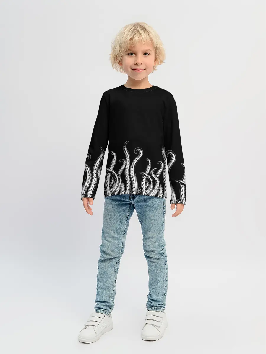 Детский лонгслив / Octopus Щупальца