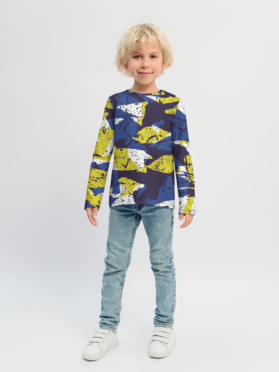 Детский лонгслив / Пятна