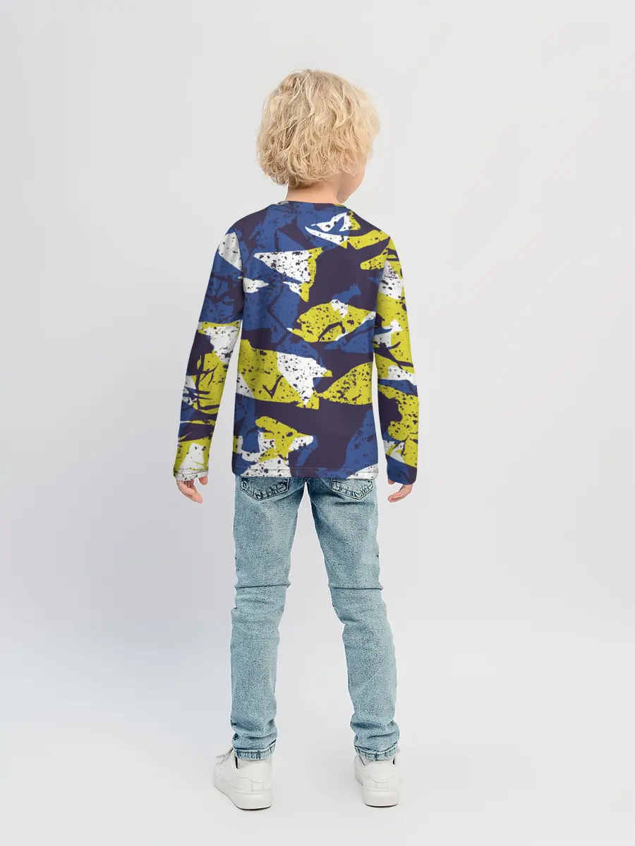 Детский лонгслив / Пятна