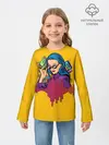 Детский лонгслив / Ретро. Девушка 90-х Арт.