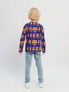 Детский лонгслив / ФК БАРСЕЛОНА / PATTERN / УЗОР