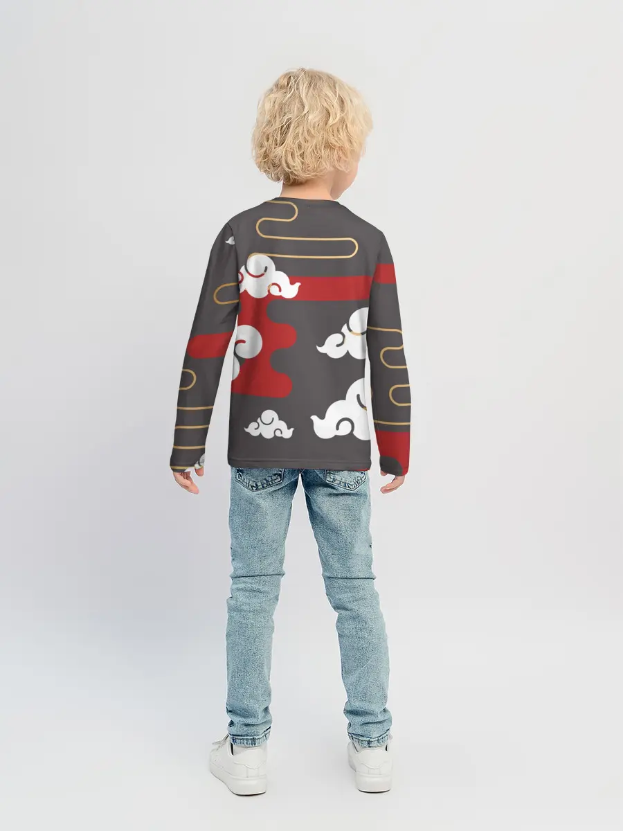 Детский лонгслив / Ниндзя. Япония