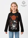 Детский лонгслив / Черный Аста | Чёрный клевер