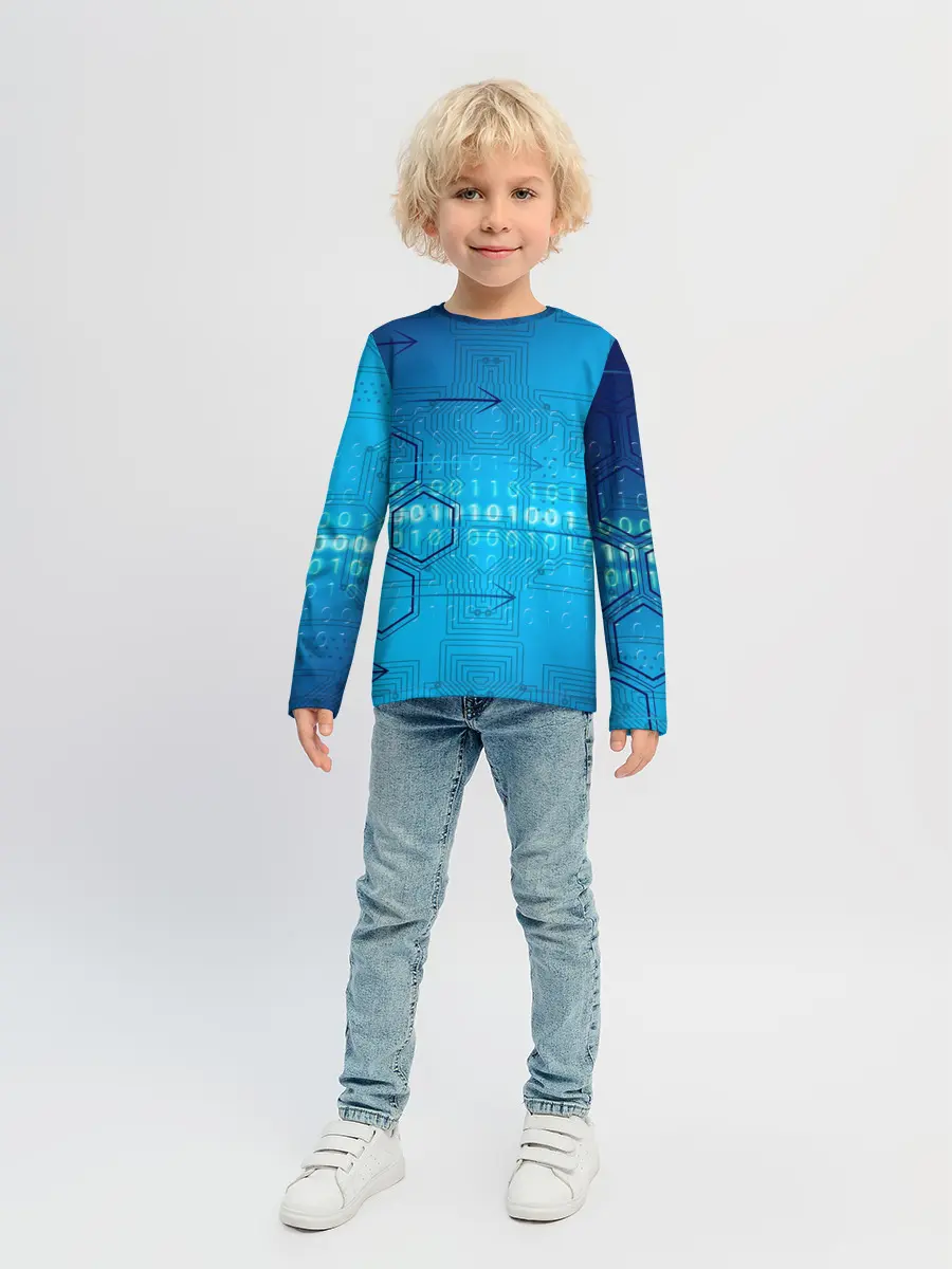 Детский лонгслив / ДвоиЧный код