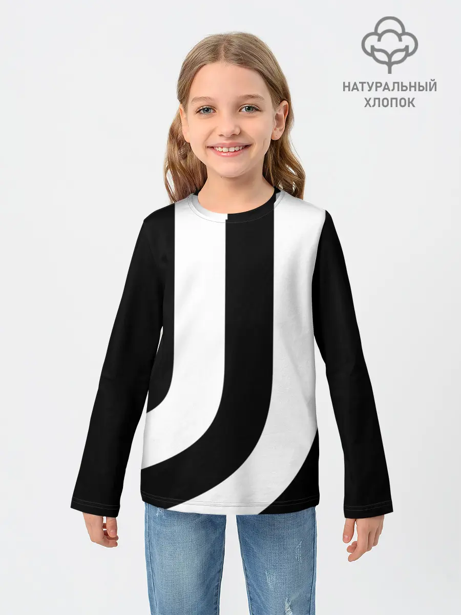 Детский лонгслив / Juventus | J