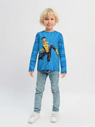 Детский лонгслив / Марк Грэйсон Неуязвимый