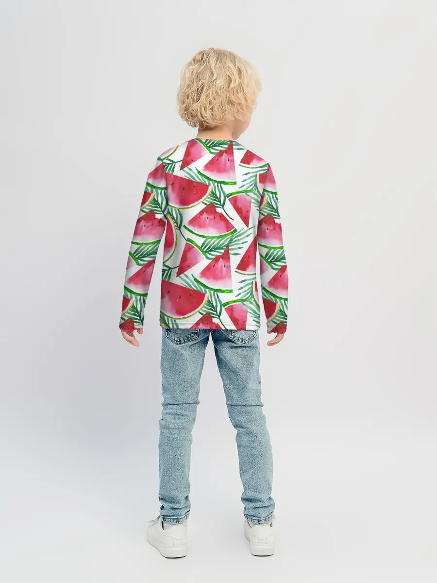 Детский лонгслив / Арбузное настроение