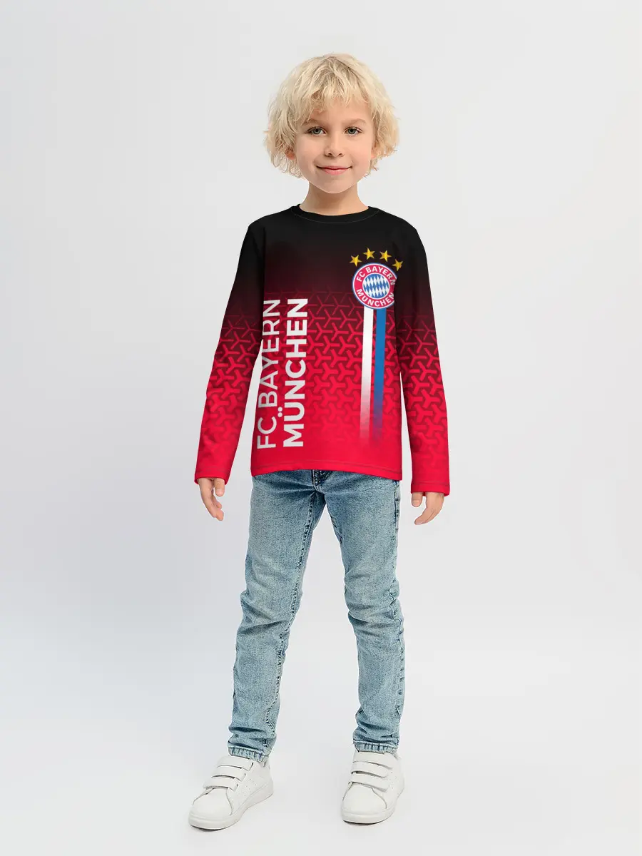 Детский лонгслив / ФК БАВАРИЯ / BAYERN / МЮНХЕН