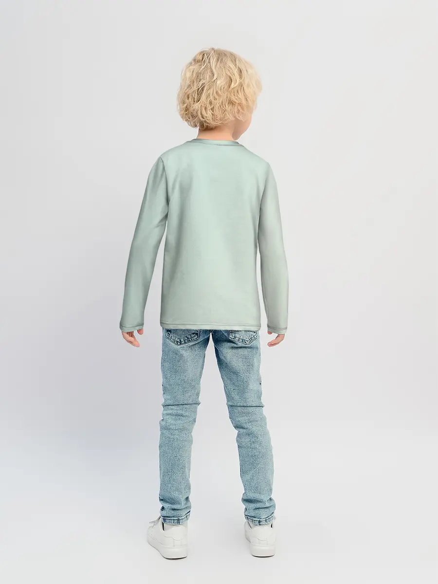 Детский лонгслив / Чимин в цветах