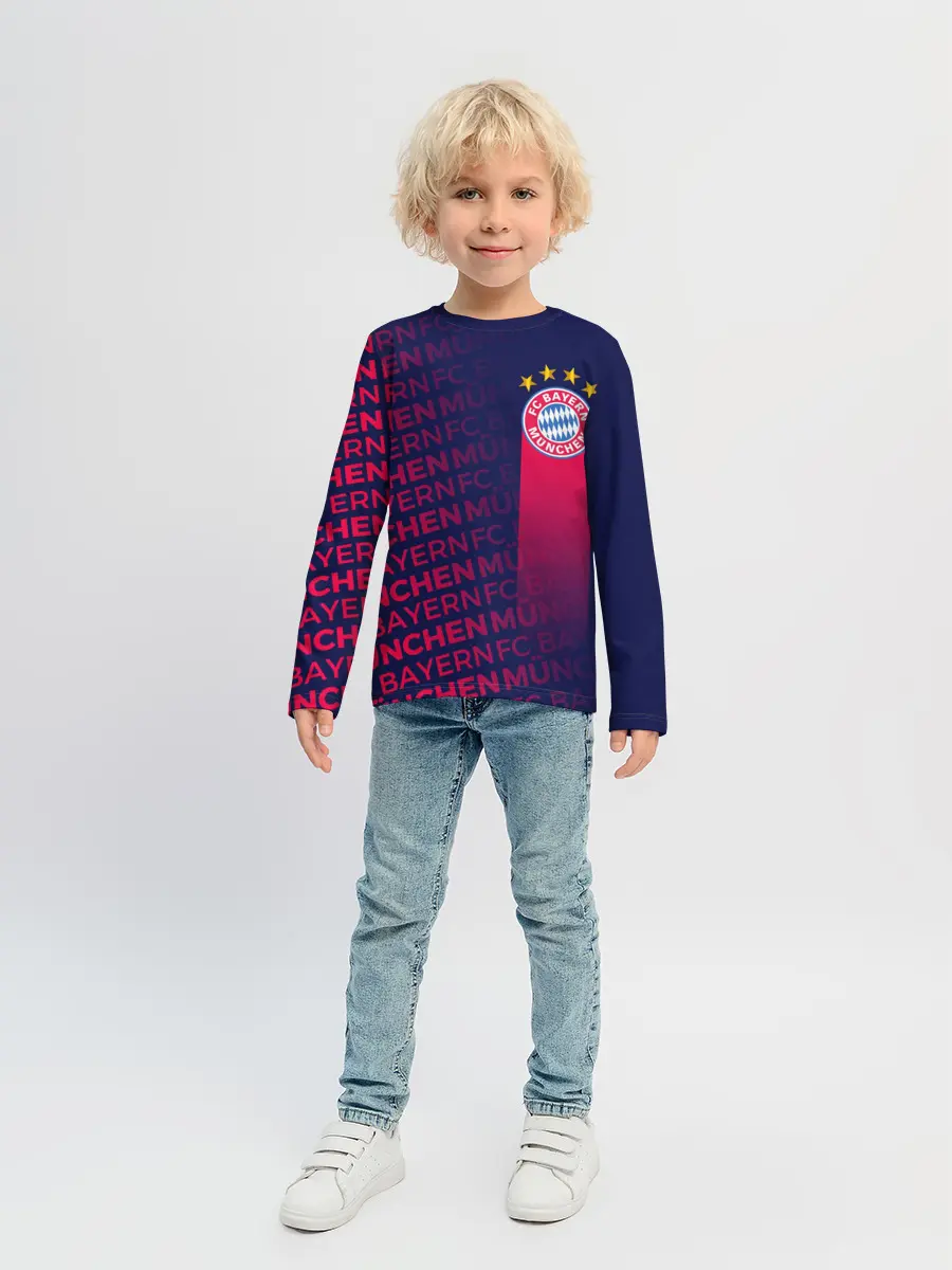Детский лонгслив / ФК БАВАРИЯ / BAYERN / МЮНХЕН