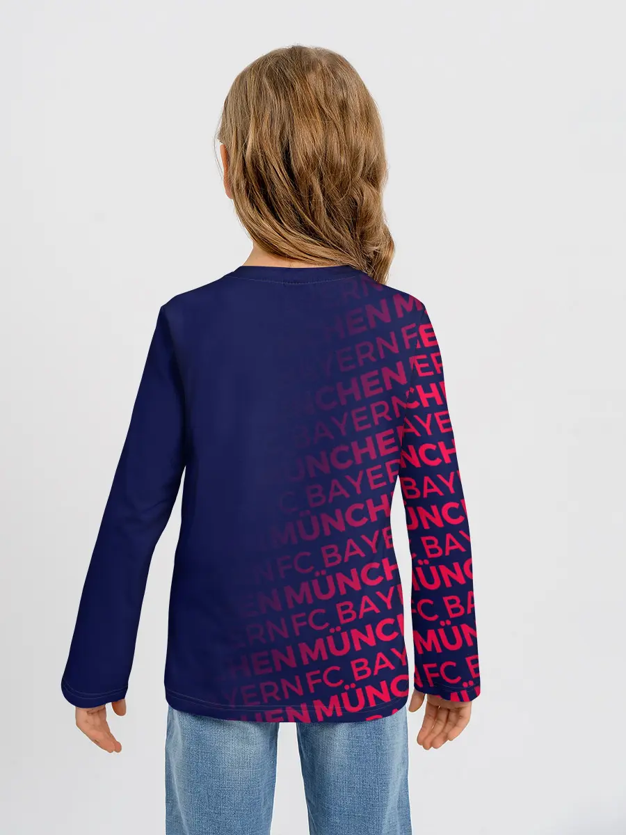 Детский лонгслив / ФК БАВАРИЯ / BAYERN / МЮНХЕН