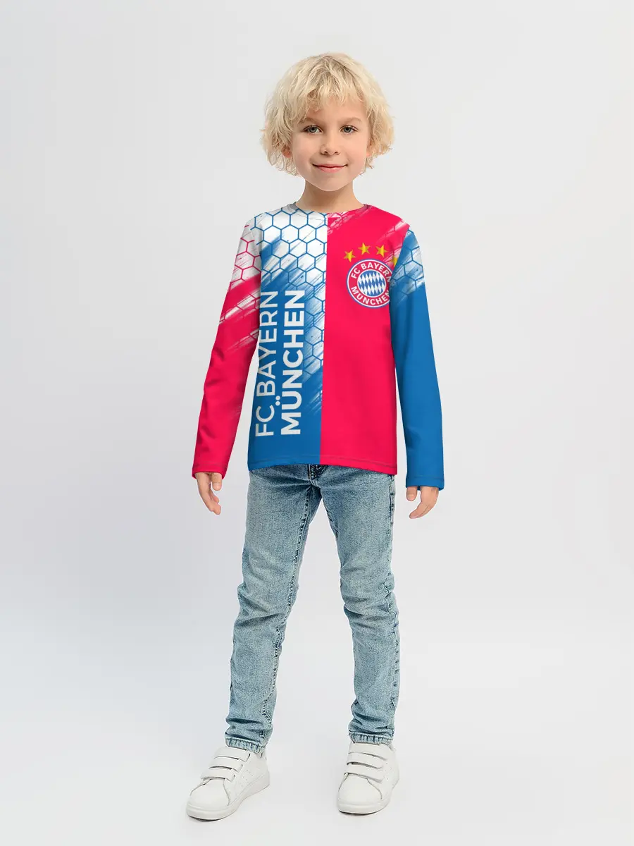 Детский лонгслив / ФК БАВАРИЯ / BAYERN / МЮНХЕН