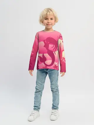 Детский лонгслив / Русалка