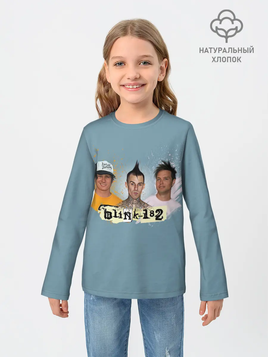 Детский лонгслив / Blink 182