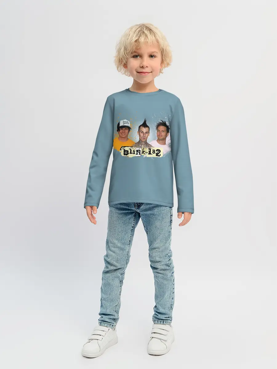 Детский лонгслив / Blink 182