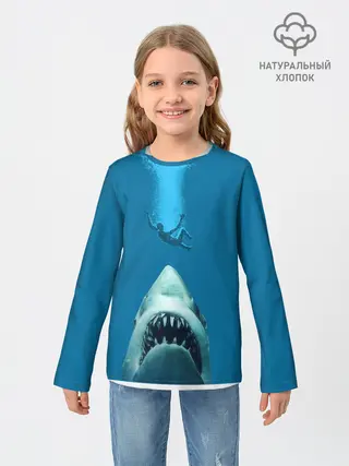 Детский лонгслив / Челюсти