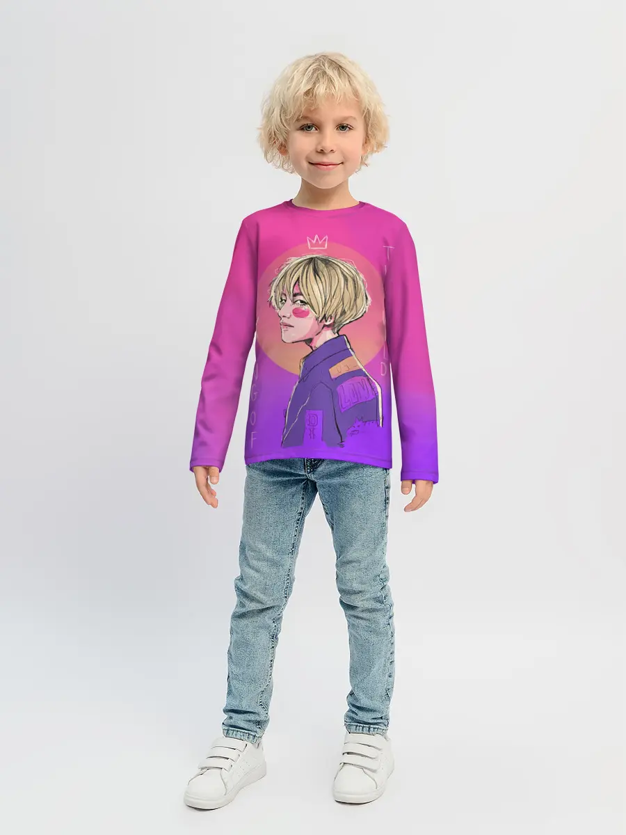 Детский лонгслив / King of the wild