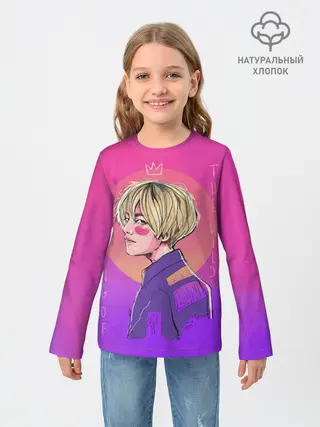 Детский лонгслив / King of the wild