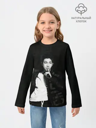 Детский лонгслив / Namjoon black