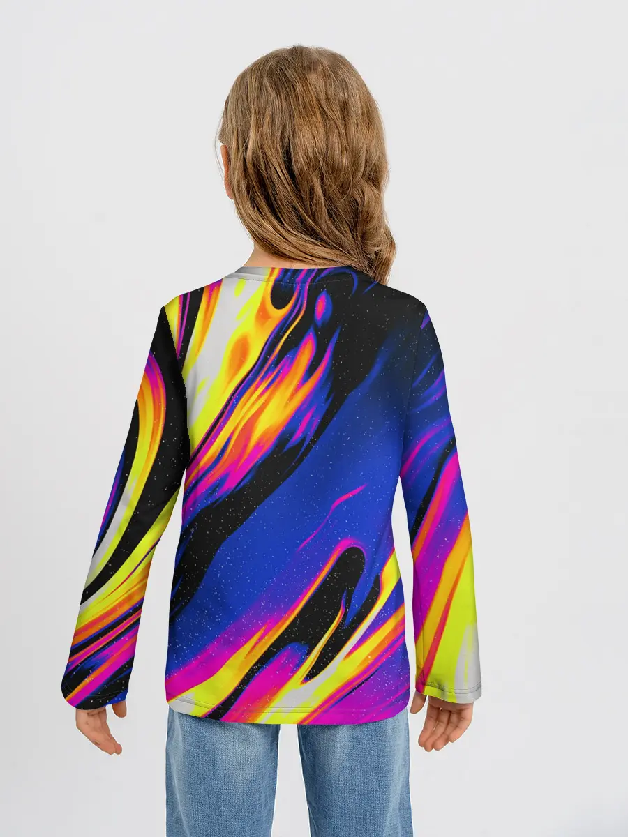 Детский лонгслив / БЕНЗИНОВЫЕ РАВЗОДЫ / ТЕКСТУРА