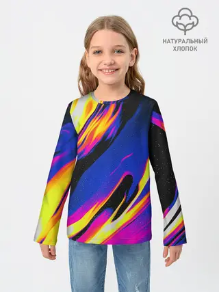 Детский лонгслив / БЕНЗИНОВЫЕ РАВЗОДЫ / ТЕКСТУРА