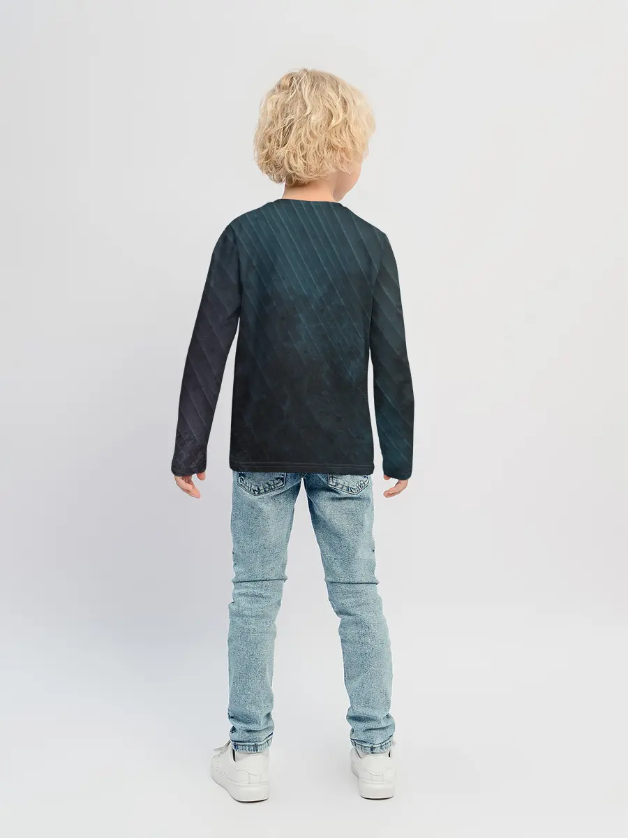 Детский лонгслив / BMW Heart. Grooved Texture