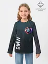 Детский лонгслив / BMW Heart. Grooved Texture