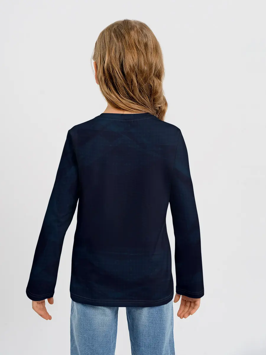 Детский лонгслив / Косатки