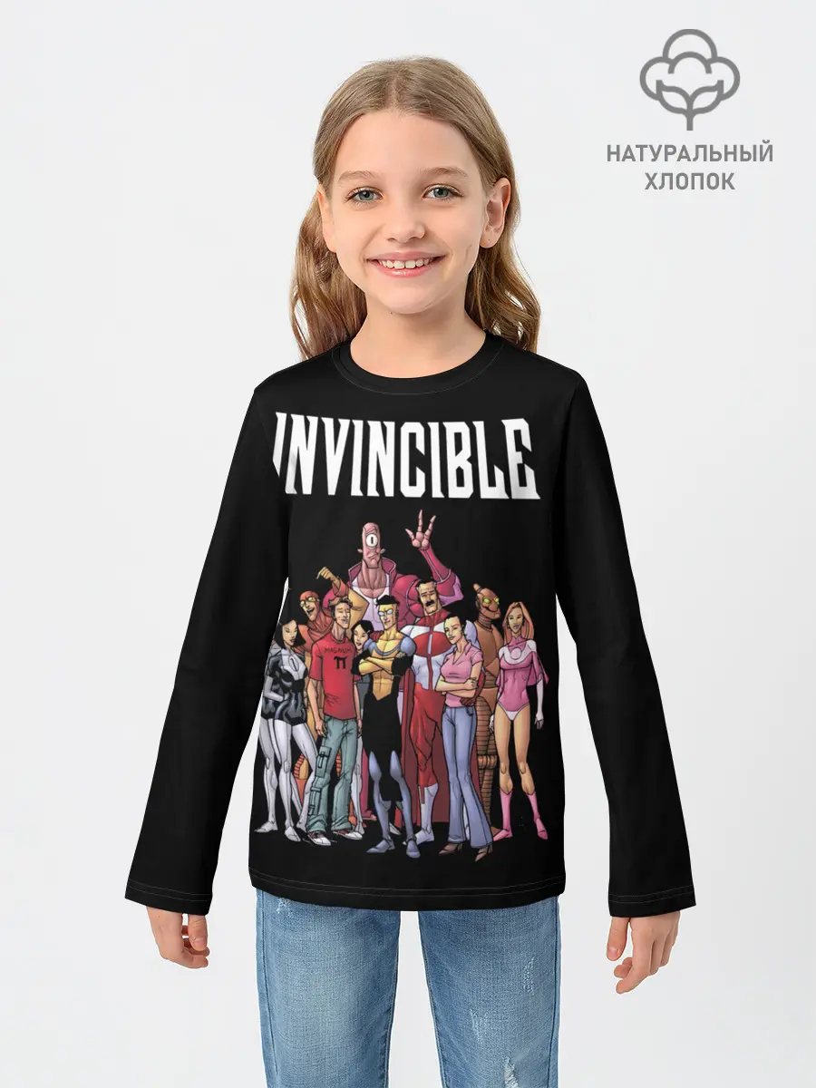 Детский лонгслив / Неуязвимый