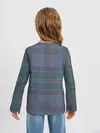 Детский лонгслив / Шотландская клетка, тартан