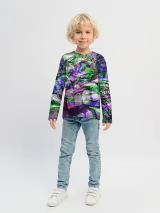 Детский лонгслив / Граффити на стене