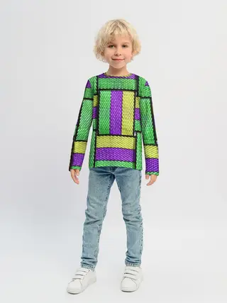 Детский лонгслив / Цветные Ремешки