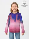 Детский лонгслив / Неоновые Тропики