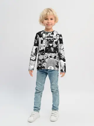 Детский лонгслив / Магическая Битва