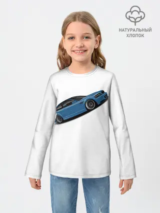 Детский лонгслив / СиняЯ МашиНа