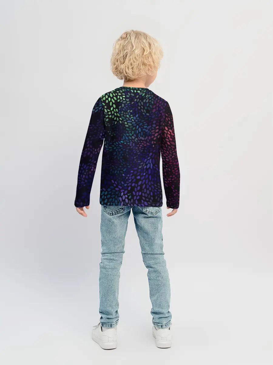 Детский лонгслив / Настроение узоры