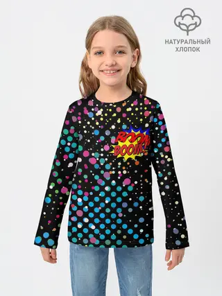 Детский лонгслив / Прямо в сердце