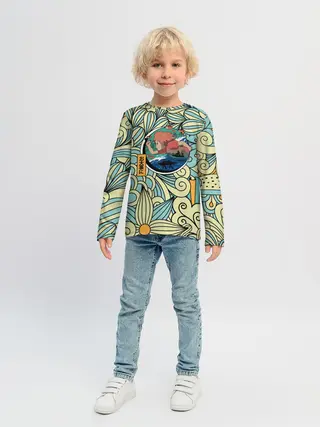 Детский лонгслив / Gake no ue no Ponyo