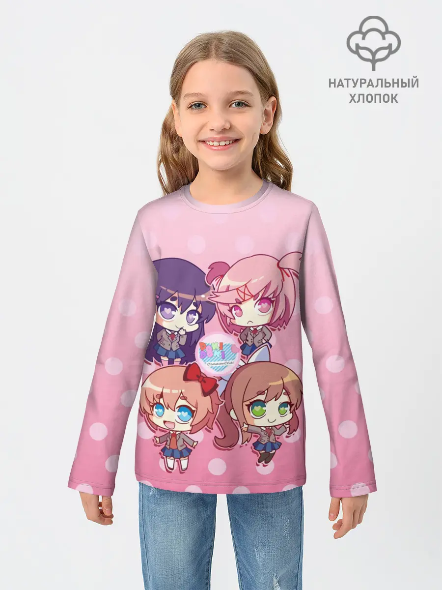 Детский лонгслив / DOKI DOKI LITERATURE CLUB