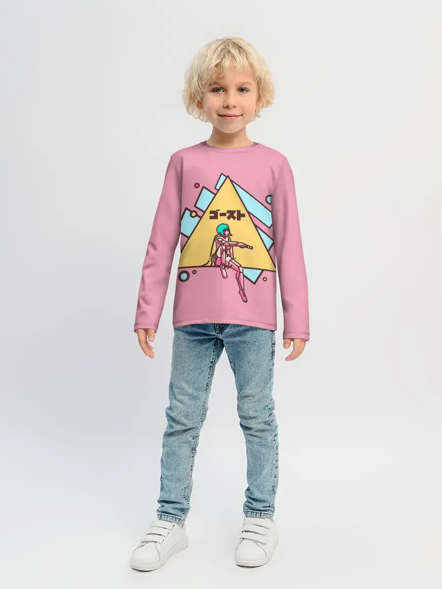 Детский лонгслив / Motoko Art