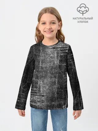 Детский лонгслив / Потертости