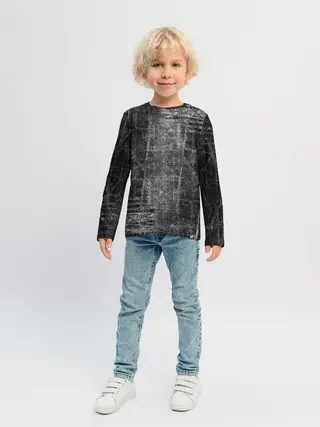 Детский лонгслив / Потертости