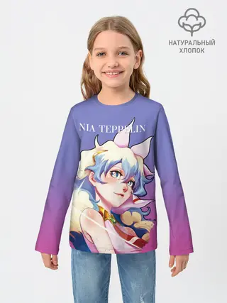 Детский лонгслив / Nia Gurren Lagann