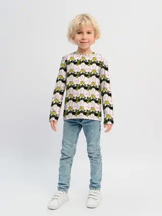 Детский лонгслив / Заросли орхидей